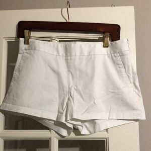 Express shorts white size 2